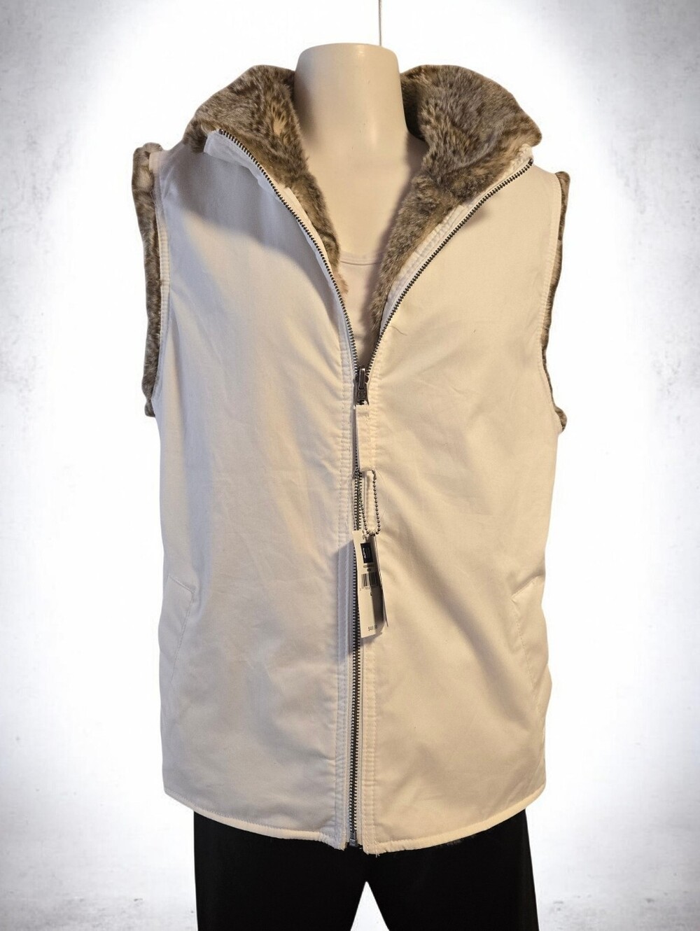 🍂 GAP Reversible Faux Fur Vest‎ 🍂 Size Large | NWT | Reversible